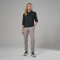Black Montane Women's Alhena Merino Blend Hoodie Model 3 FALHOBLA