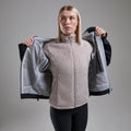 Oyster Montane Women's Caldus Fleece Jacket Model 5