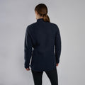 Eclipse Blue Montane Women's Chonos Fleece Jacket Model Back