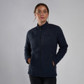 Eclipse Blue Montane Women's Chonos Fleece Jacket Model 3