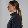 Eclipse Blue Montane Women's Chonos Fleece Jacket Model 4