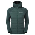 Deep Forest Montane Women's Composite Hooded Down Jacket Front