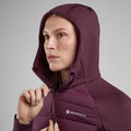 Mulberry Montane Women's Composite Hooded Down Jacket Model 5