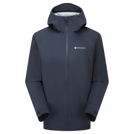 Eclipse Blue Montane Women's Cetus Waterproof Jacket Front