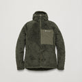 Moss Montane Women's Caldus XT 2.0 Hooded Fleece Jacket Front FCXTHMOS