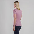 Allium Montane Women's Dart Lite T-Shirt Model Back FDITSALM