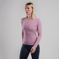 Allium Montane Women's Dart Lite Long Sleeve T-Shirt Model Front