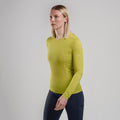 Citrus Spring Montane Women's Dart Lite Long Sleeve T-Shirt Model Front