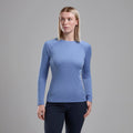 Cornflower Montane Women's Dart Long Sleeve T-Shirt Model Front