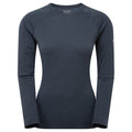 Eclipse Blue Montane Women's Dart Long Sleeve T-Shirt Front