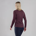 Mulberry Montane Women's Dart Long Sleeve T-Shirt Model Back