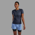 Eclipse Blue Montane Women's Dart Nano T-Shirt Model Front