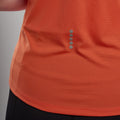 Tigerlily Montane Women's Dart Nano Zip T-Shirt Model Back