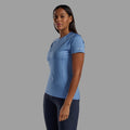 Cornflower Montane Women's Dart T-Shirt Model Front