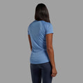 Cornflower Montane Women's Dart T-Shirt Model Back