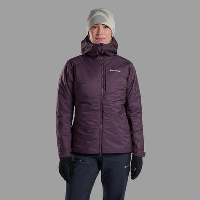 Mulberry Montane Women's Fortes XT Hooded Insulated Jacket Front
