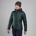 Deep Forest Montane Women's Icarus Hooded Insulated Jacket Model Front