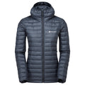 Eclipse Blue Montane Women's Icarus Lite Hooded Jacket Front