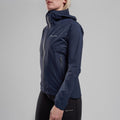 Eclipse Blue Montane Women's Minimus Lite Waterproof Jacket Model 4