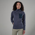 Dark Sky Montane Women's Protium CP Hooded Fleece Jacket Model Front