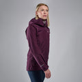 Saskatoon Berry Montane Women's Phase Waterproof Jacket Model 4