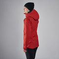 Saffron Red Montane Women's Phase XT Waterproof Jacket Model Back