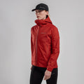 Saffron Red Montane Women's Phase Nano Waterproof Jacket Model Front