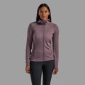 Moonscape Montane Women's Protium Lite Hooded Fleece Jacket Model Front