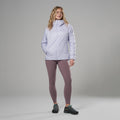 Lilac Haze Montane Women's Prism Hooded Insulated Jacket Model 3