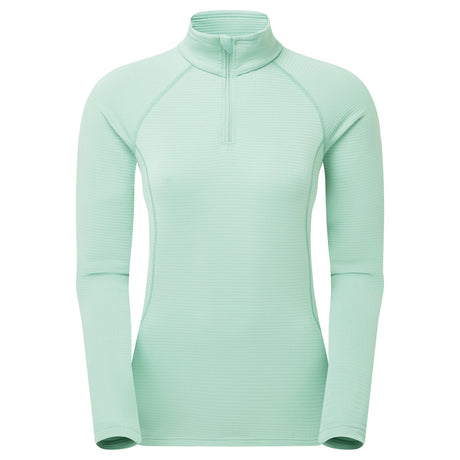 Sea Mist Montane Women's Protium Lite Pull On Fleece Front