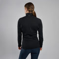 Black Montane Women's Protium Fleece Jacket Model Back