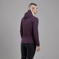 Mulberry Montane Women's Protium XT Hooded Fleece Jacket Model Back