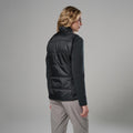 Black Montane Women's Prism Insulated Vest Model Back