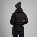 Black Montane Women's Resolve XT Hooded Down Jacket Model 3