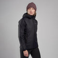 Black Montane Women's Respond Hooded Insulated Jacket Model 4