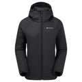 Black Montane Women's Respond Hooded Insulated Jacket Front