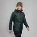 Deep Forest Montane Women's Respond Hooded Insulated Jacket Model Front