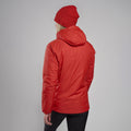 Saffron Red Montane Women's Respond Hooded Insulated Jacket Model Back