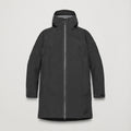 Midnight Grey Montane Women's Spirit Long Waterproof Jacket Front FSLOJMNG