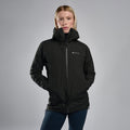 Black Montane Women's Solution Waterproof Jacket Model 3