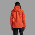 Tigerlily Montane Women's Tenacity Hooded Softshell Jacket Model Back