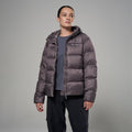 Dusk Montane Women's Thaw Hooded Down Jacket Model 3 FTHAHDUS