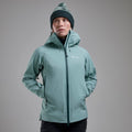 Sea Mist Montane Women's Torren Waterproof Jacket Model 11