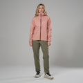 Pink Clay Montane Women's Vortic Waterproof Jacket Model 3