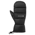 Black Montane Anti-Freeze Down Mittens Model Front