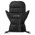 Black Montane Anti-Freeze Down Mittens Front