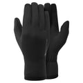 Black Montane Fury Fleece Gloves Front