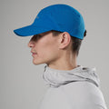 Neptune Blue Montane Jetstream Cap Model Front 2