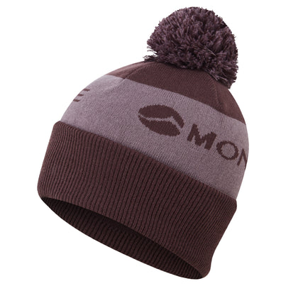 Dark Garnet Montane Logo Cuffed Beanie Hat Front