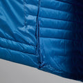 Electric Blue Montane Men's Anti-Freeze Lite Hooded Down Jacket Model 4